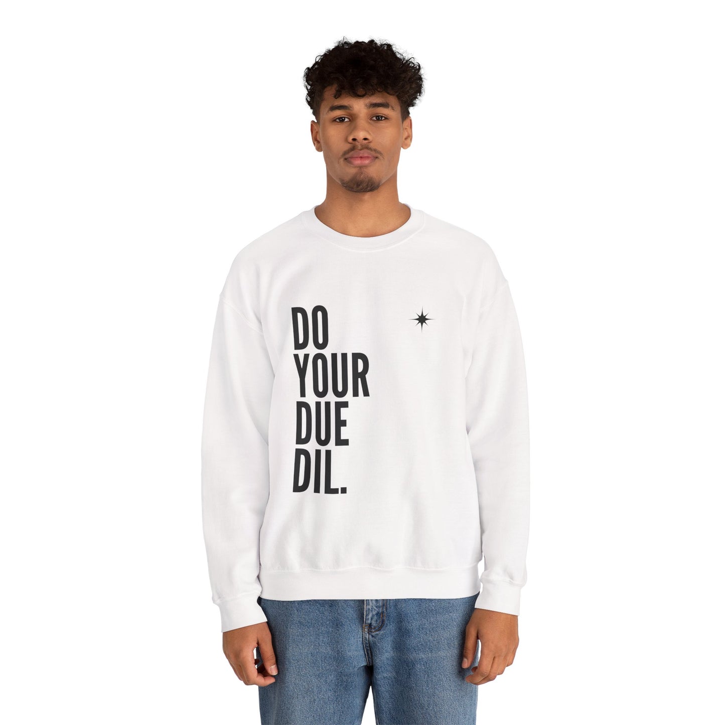 Unisex Heavy Blend Crewneck Due Your Due Diligence Sweatshirt