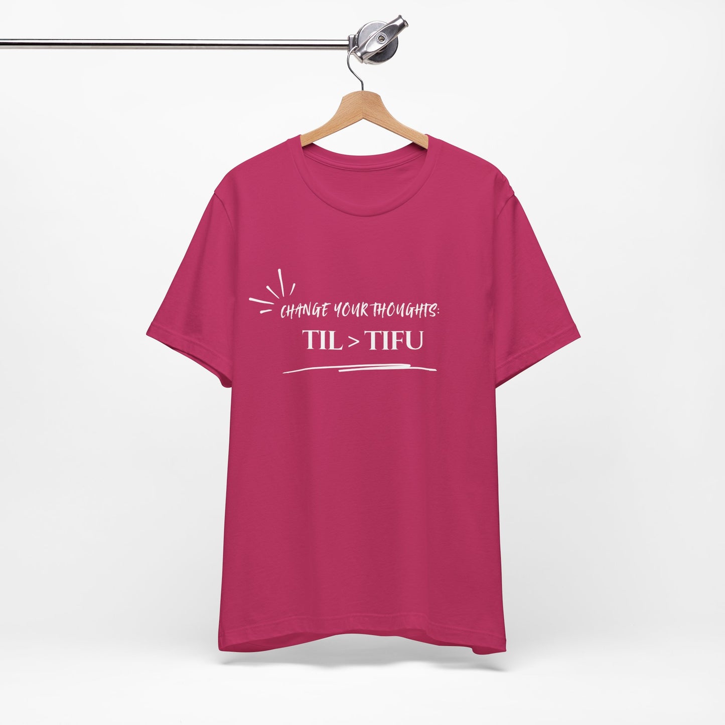 Unisex Self Love Positive Self Talk and Thoughts Mental Health Awareness and Positivity T-Shirt TIL>TIFU