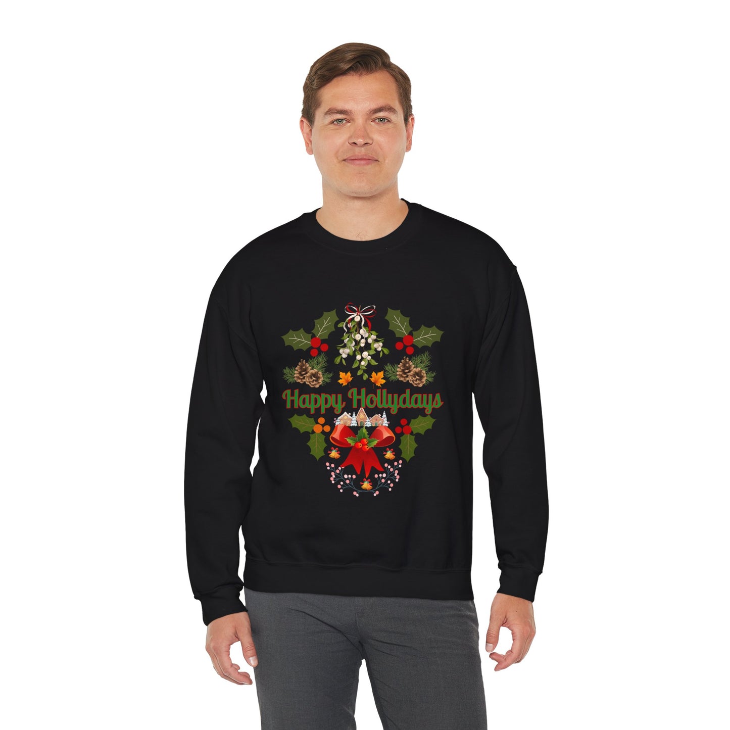 Unisex Ugly Sweater Contest Happy Hollydays Sweatshirt