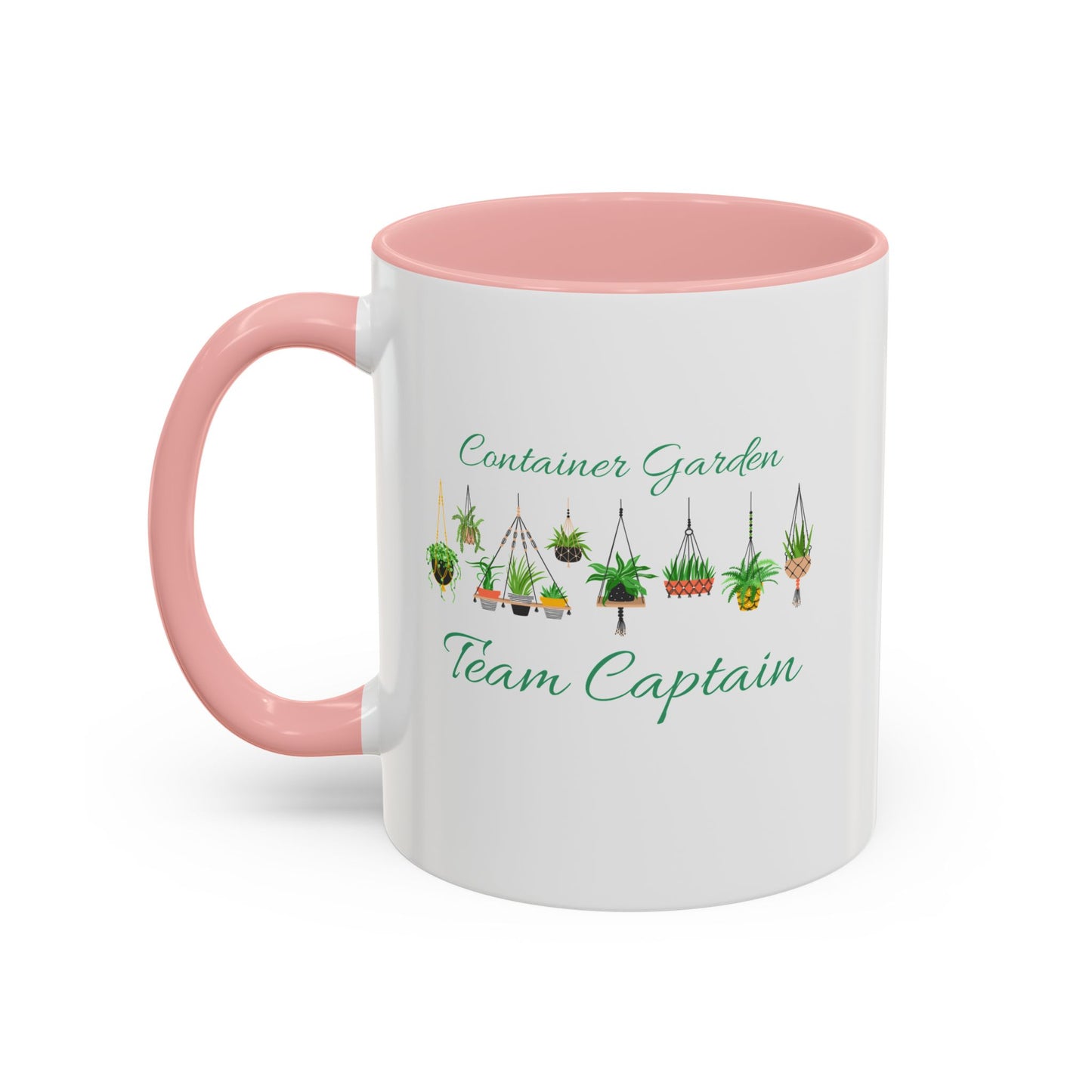 11oz Garden Themed Container Garden Team Captain Plant Parent Two Tone Coffee Mug