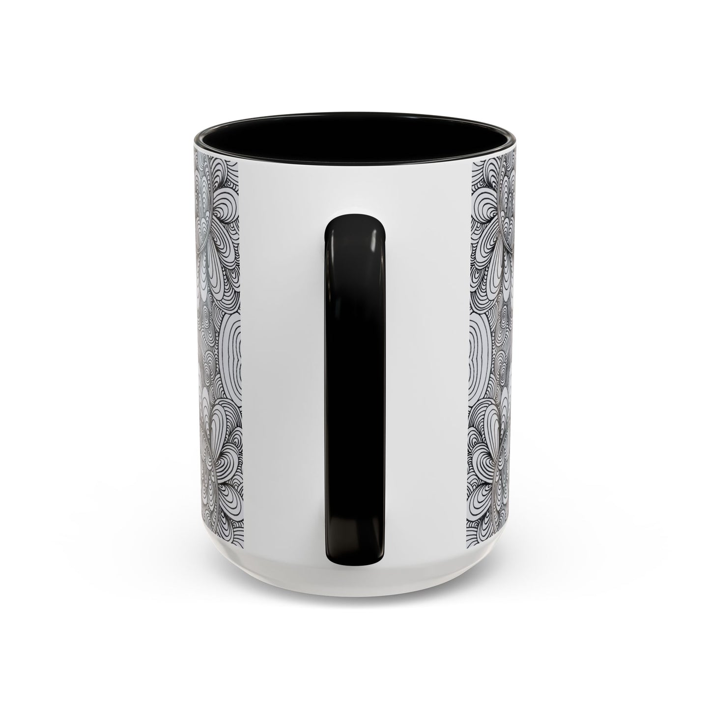 11oz/15oz Original Line Art Coffee Mug - Apricots Noir Mirage