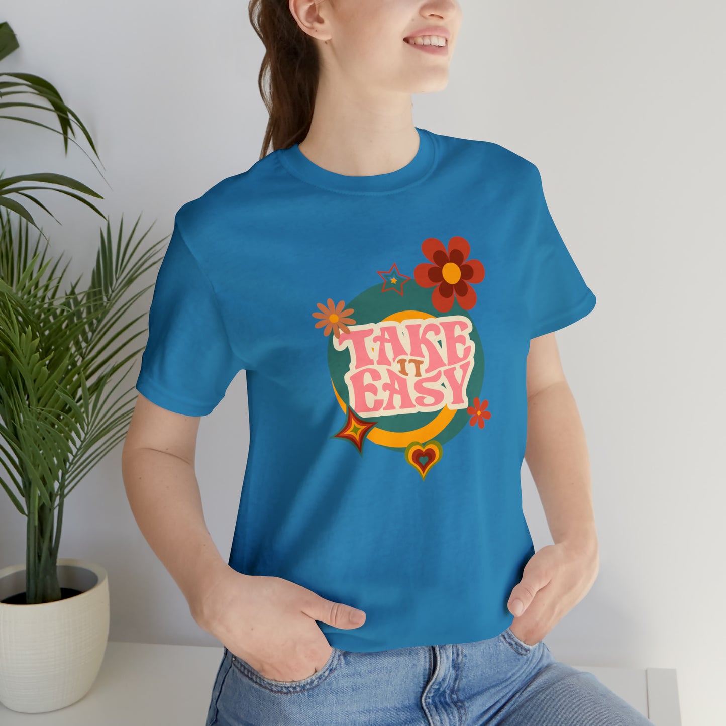 Unisex Take It Easy Retro Vibes T-Shirt