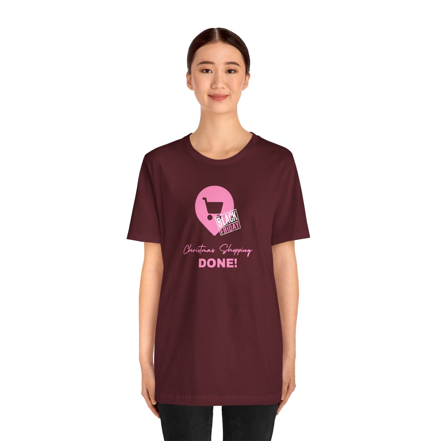Unisex Jersey Short Sleeve Black Friday Christmas Shopping T-Shirt
