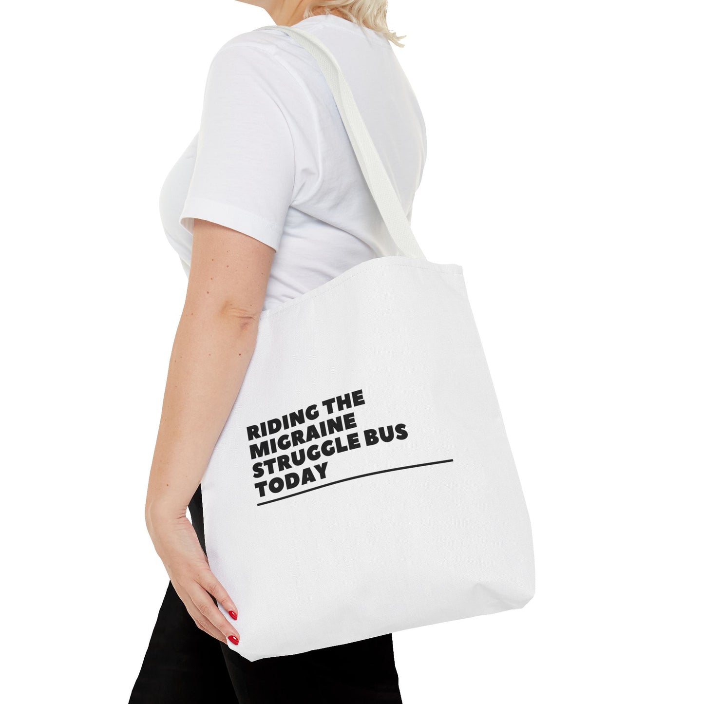 Unisex Migraine Day Invisible Illness Warrior Tote Bag