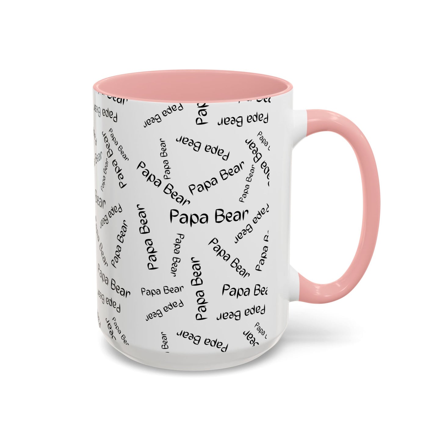 11oz/15oz Papa Bear Word Scramble Coffee Mug