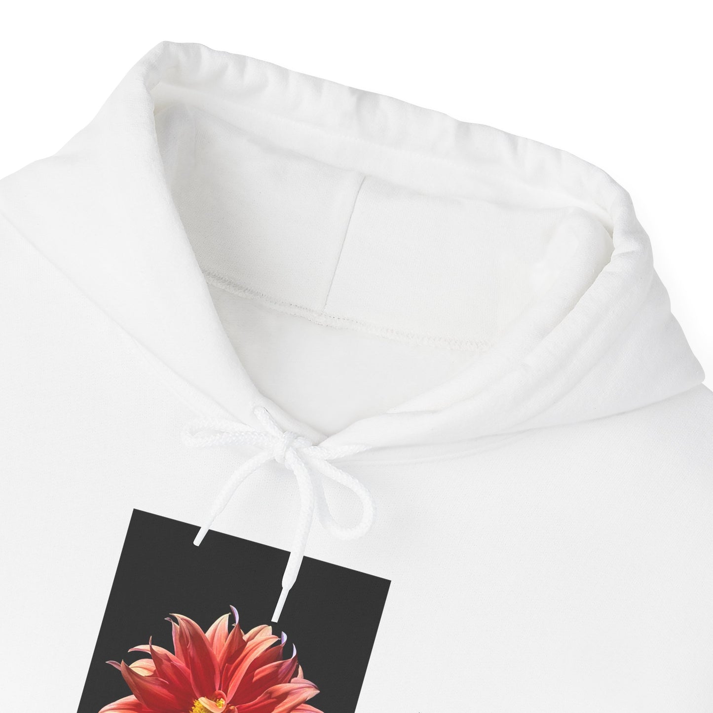 Unisex Heavy Blend™  Dahlia Flower Hooded Sweatshirt