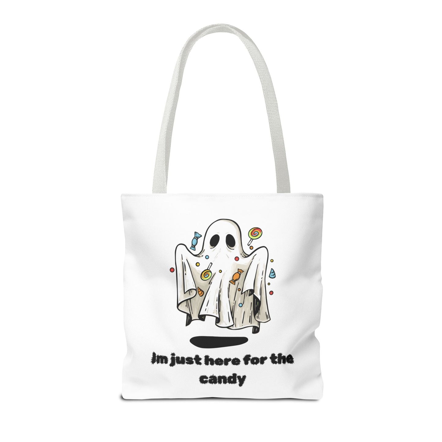 Cute Ghost Halloween Lover Spooky Season Trick or Treating Candy Bag Fall Themed Reusable Lunch Bag