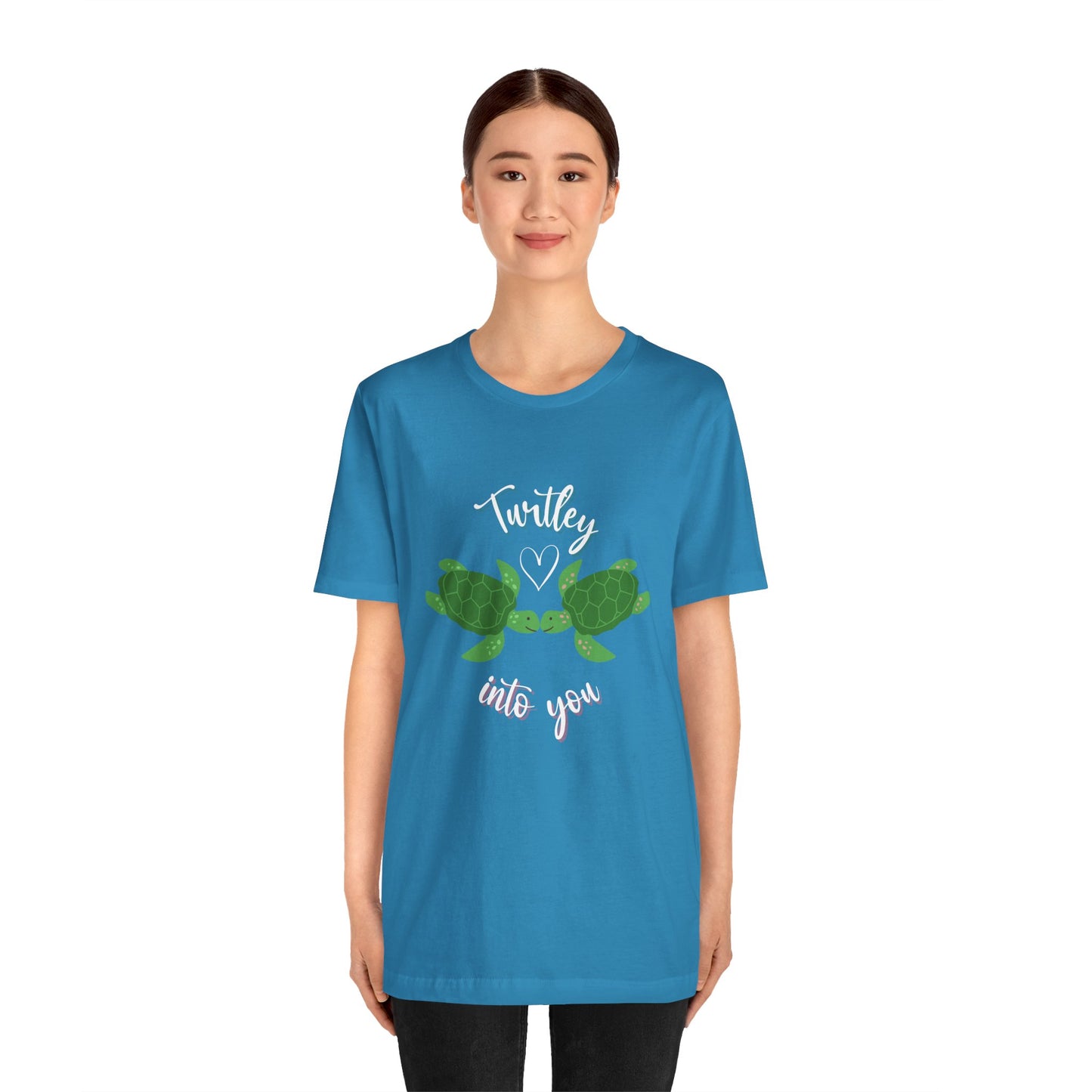 Unisex Cute Turtle Lover Turtley Into You T-Shirt