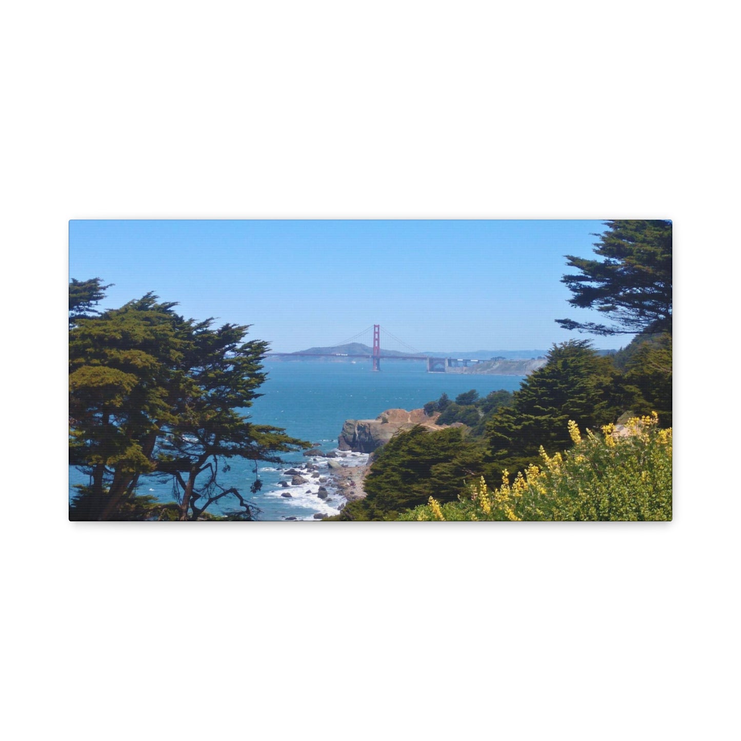Canvas Gallery Wrap - Camino Del Mar - Fort Miley Lookout - San Francisco