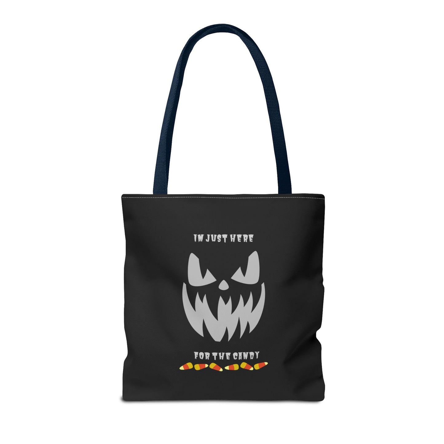 Halloween Candy Corn Scary Face Gift Spooky Season Trick or Treating Fall Candy Bag Reusable Lunch Bag