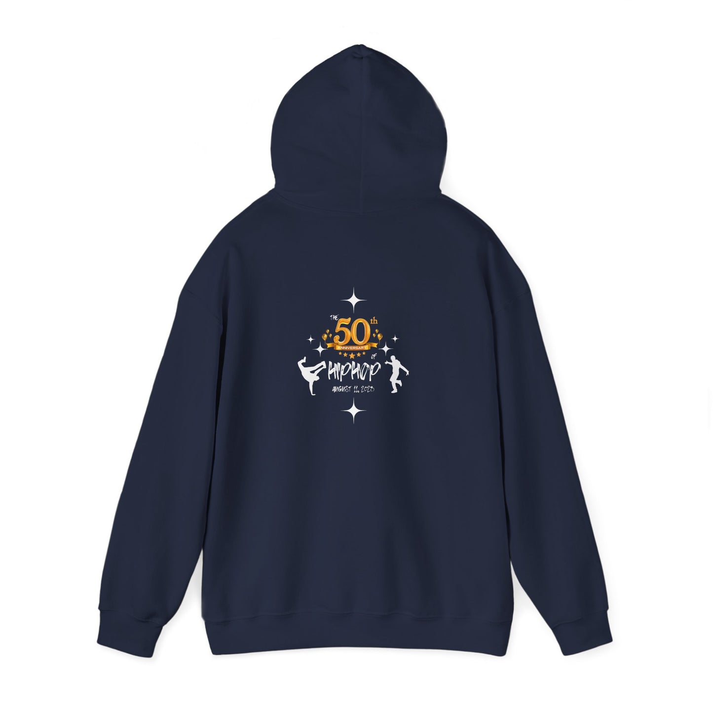 Unisex Heavy Blend™ 50th Anniversary of HipHop August 11, 2023 Commemorate 50 Years Hooded Sweatshirt