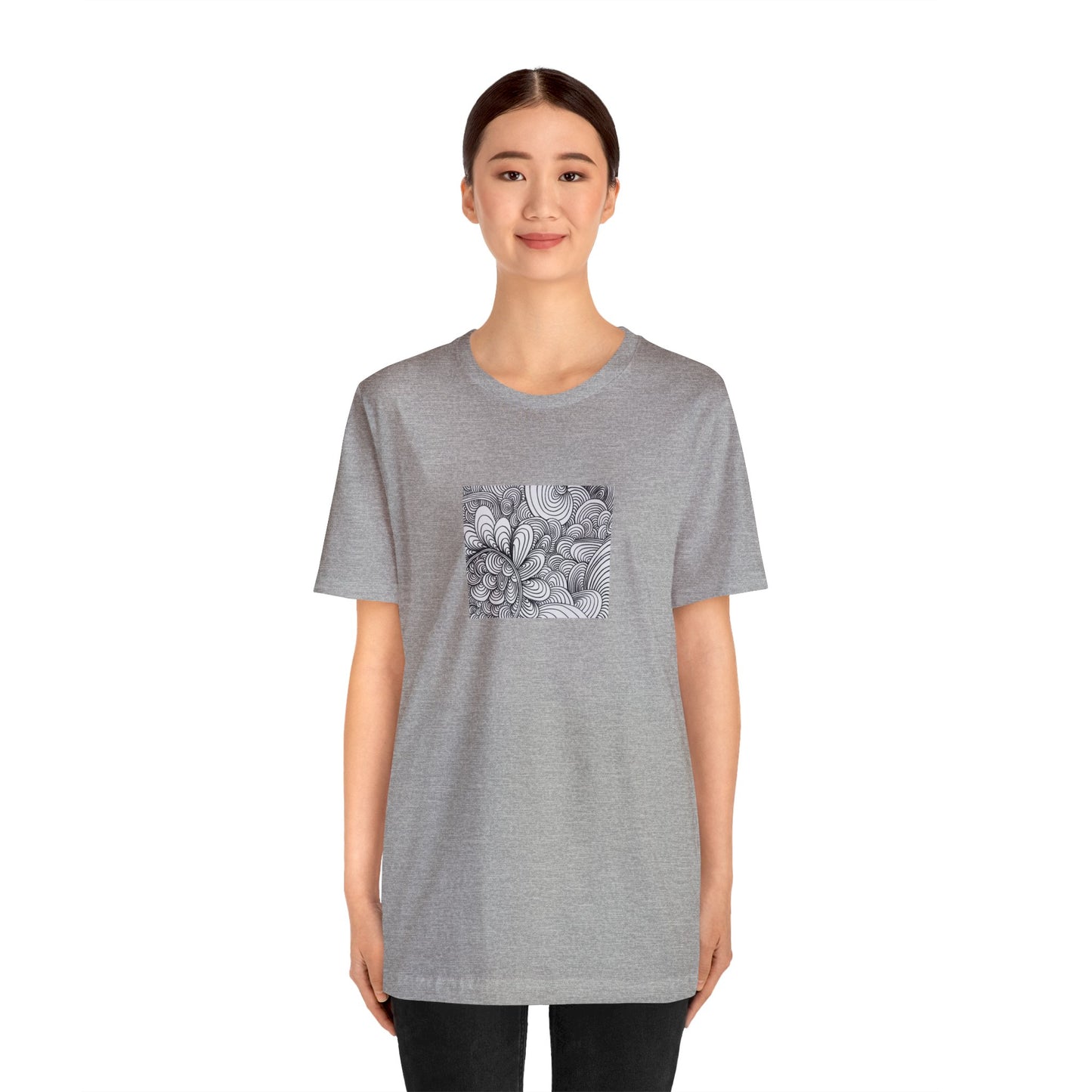 Unisex Original Art T-Shirt - Apricots Noir