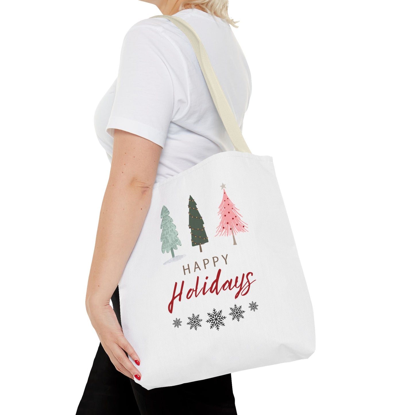 Unisex Happy Holidays Seasons Greetings Fall Tote Bag