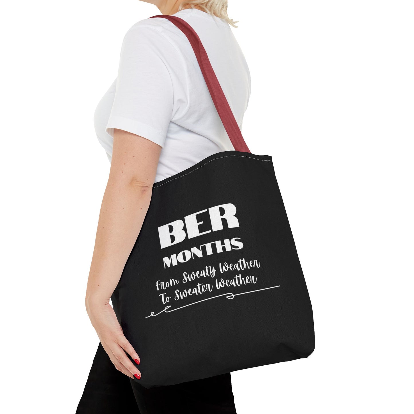 Unisex BER Months Tote Bag Autumn September October November December Tote Bag Favorite Months Tote Bag