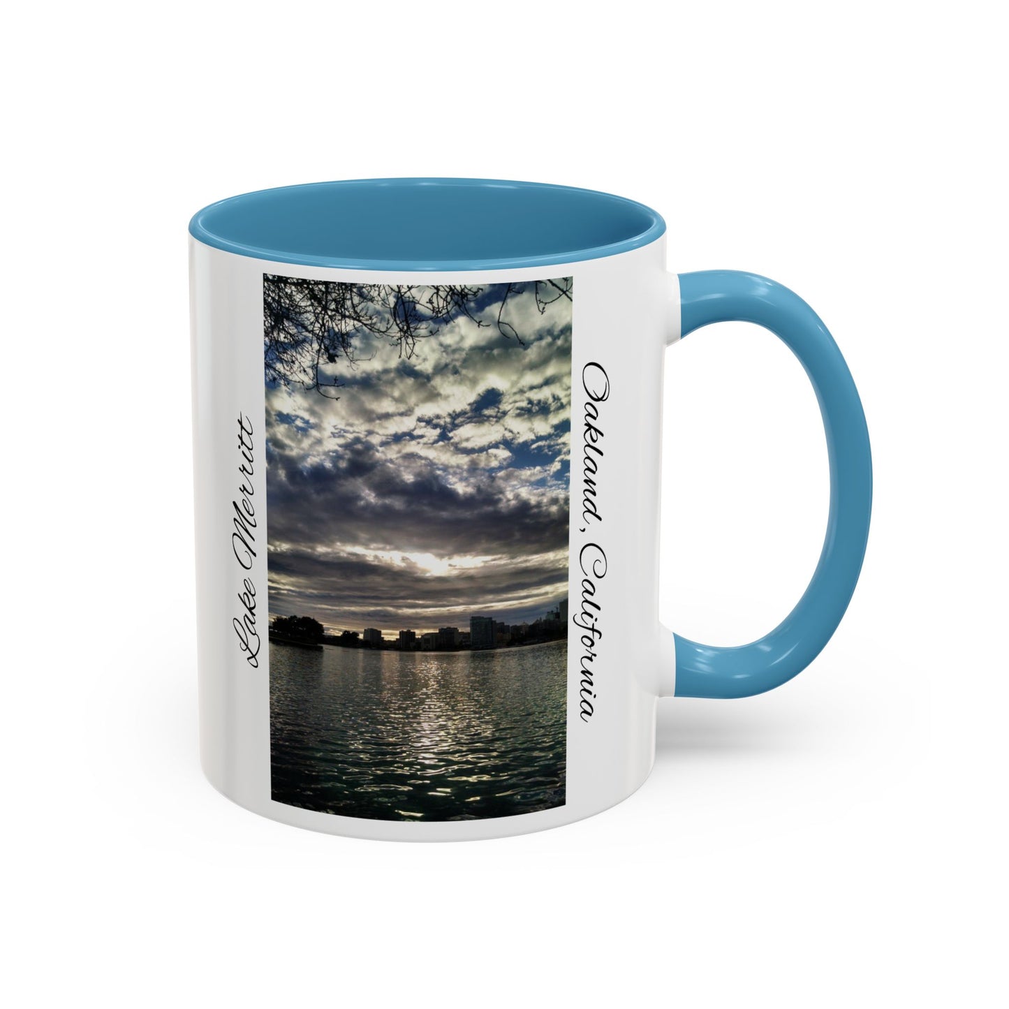 11oz/15oz Two Tone Lake Merritt, Oakland California San Francisco Bay Area Keepsake Coffee Mug