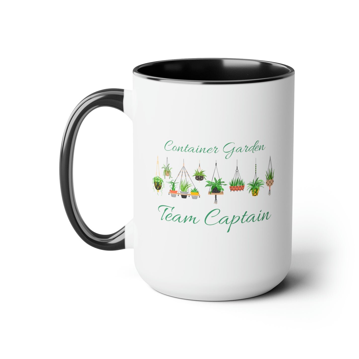 15oz Garden Themed Container Garden Team Captain Gardening Plant Parent Coffee Mug