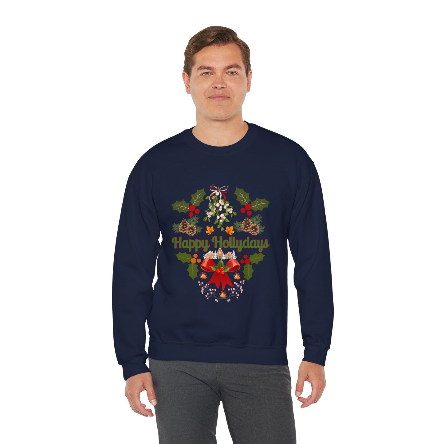 Unisex Ugly Sweater Contest Happy Hollydays Sweatshirt