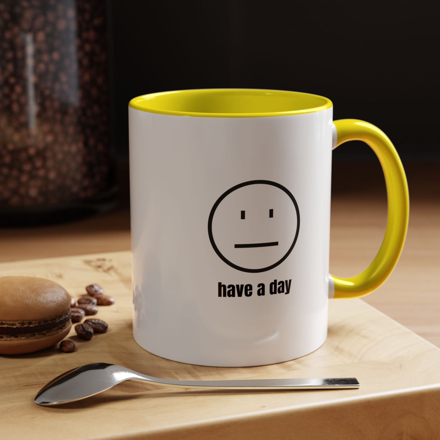 11oz/15oz Straight Face Have A Day Coffee Mug