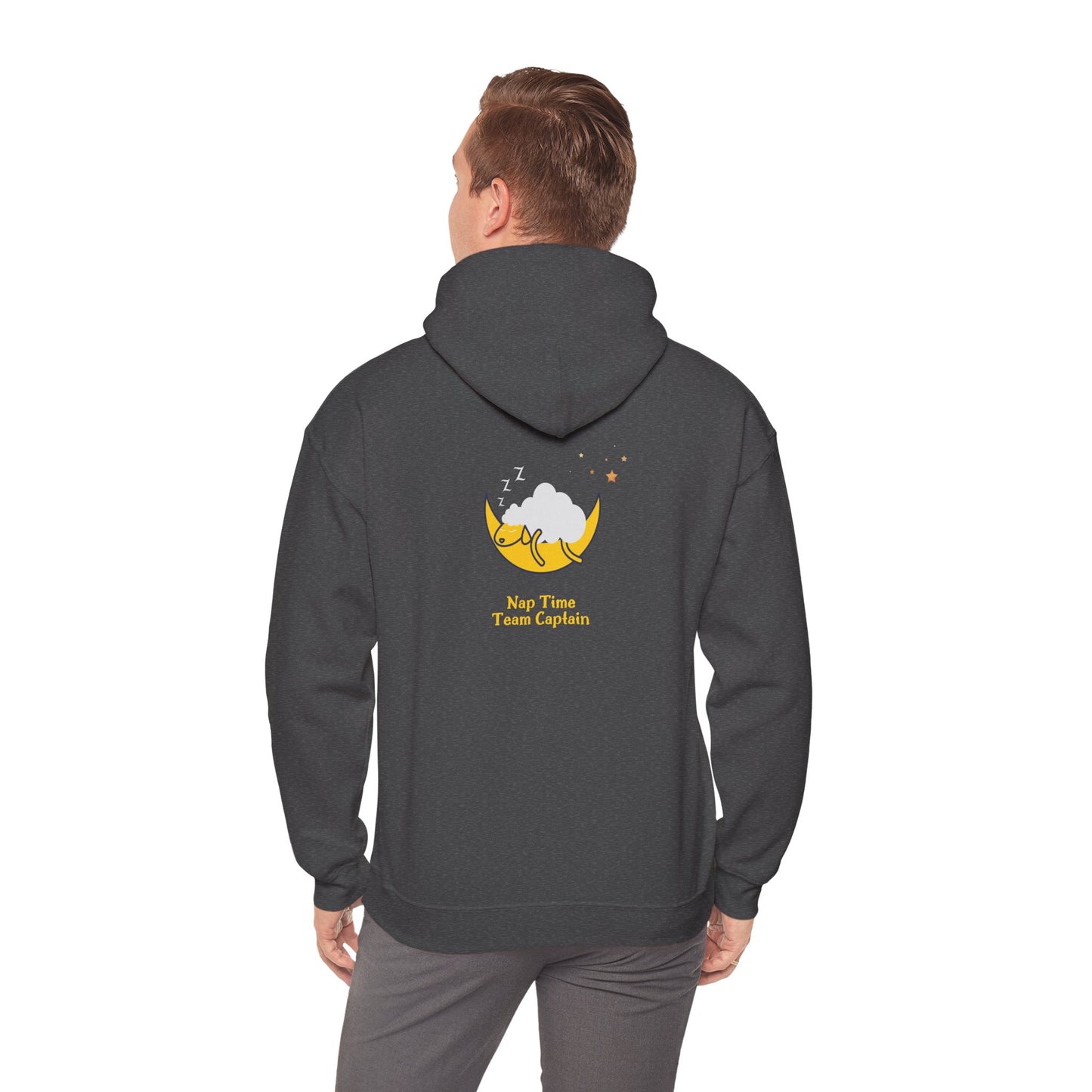 Unisex Heavy Blend™ Nap Time Team Captain Hooded Sweatshirt