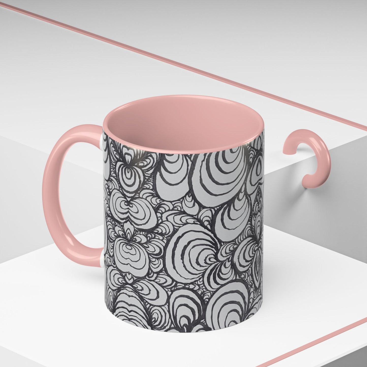 11oz/15oz Original Line Art Mug - Puzzle Panels 1