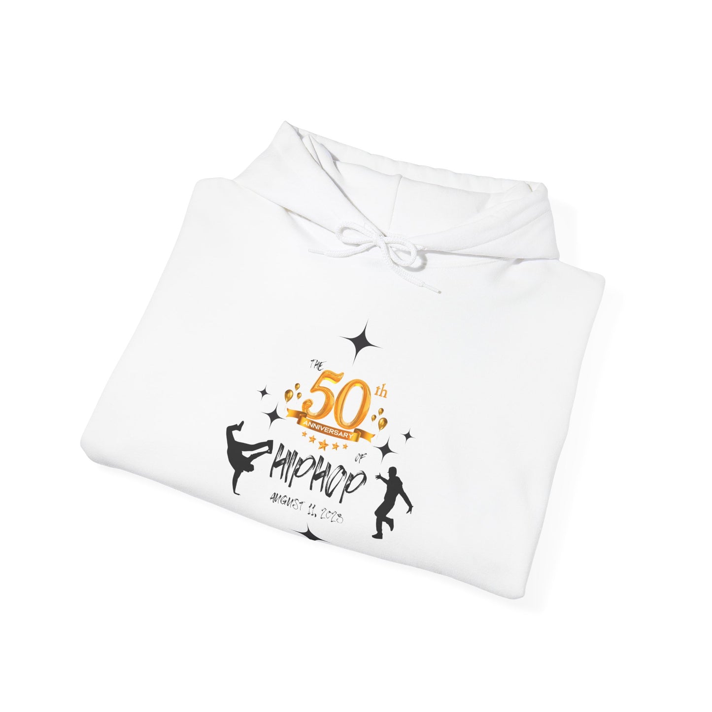 Unisex Heavy Blend™ 50th Anniversary of HipHop August 11, 2023 Commemorate 50 Years Hooded Sweatshirt