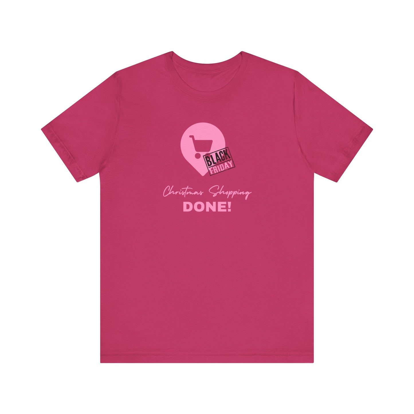 Unisex Jersey Short Sleeve Black Friday Christmas Shopping T-Shirt