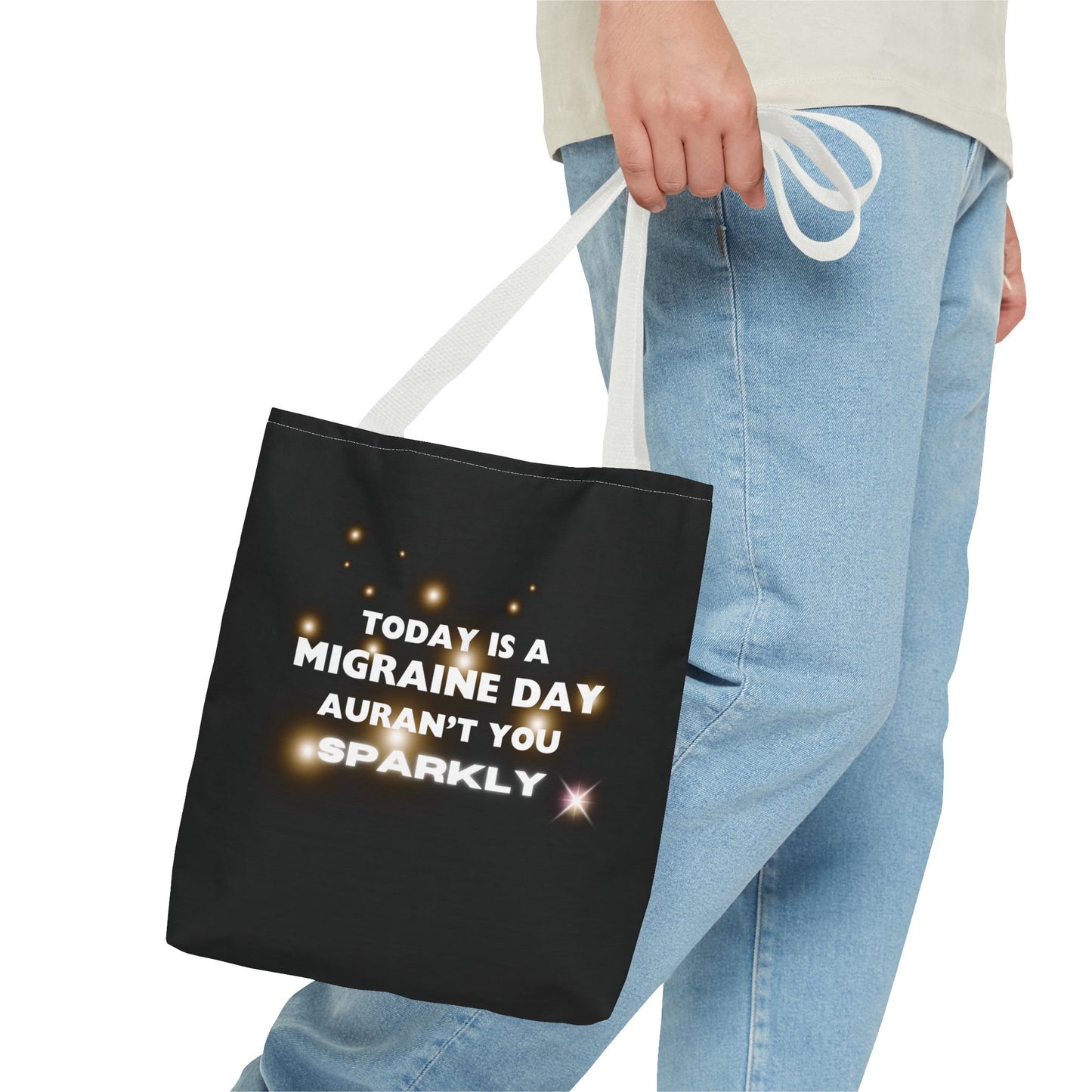 Unisex Migraine Day Invisible Illness Warrior Tote Bag