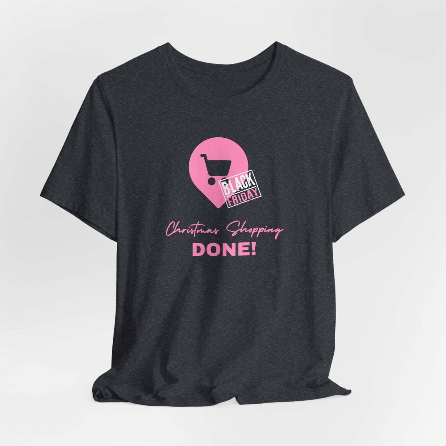 Unisex Jersey Short Sleeve Black Friday Christmas Shopping T-Shirt