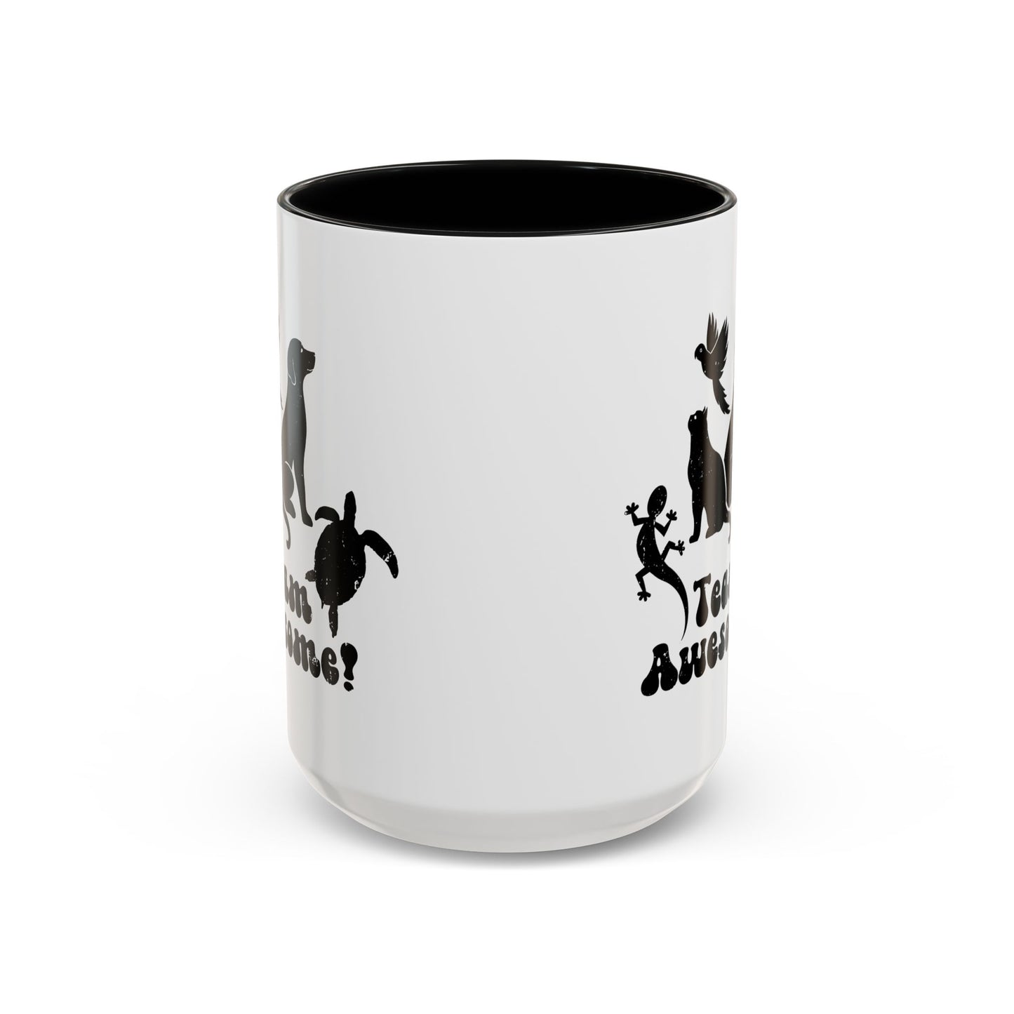 11oz/15oz Animal Lover Lizard Cat Bird Dog Turtle Team Awesome Coffee Mug