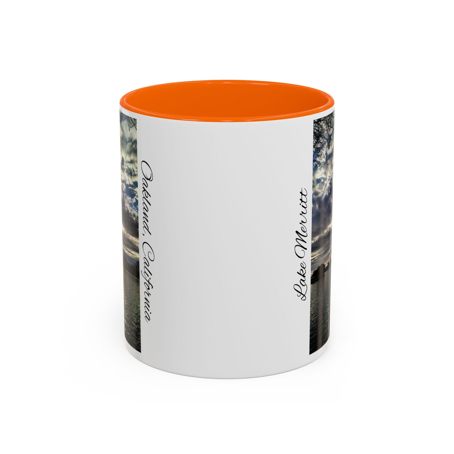 11oz/15oz Two Tone Lake Merritt, Oakland California San Francisco Bay Area Keepsake Coffee Mug