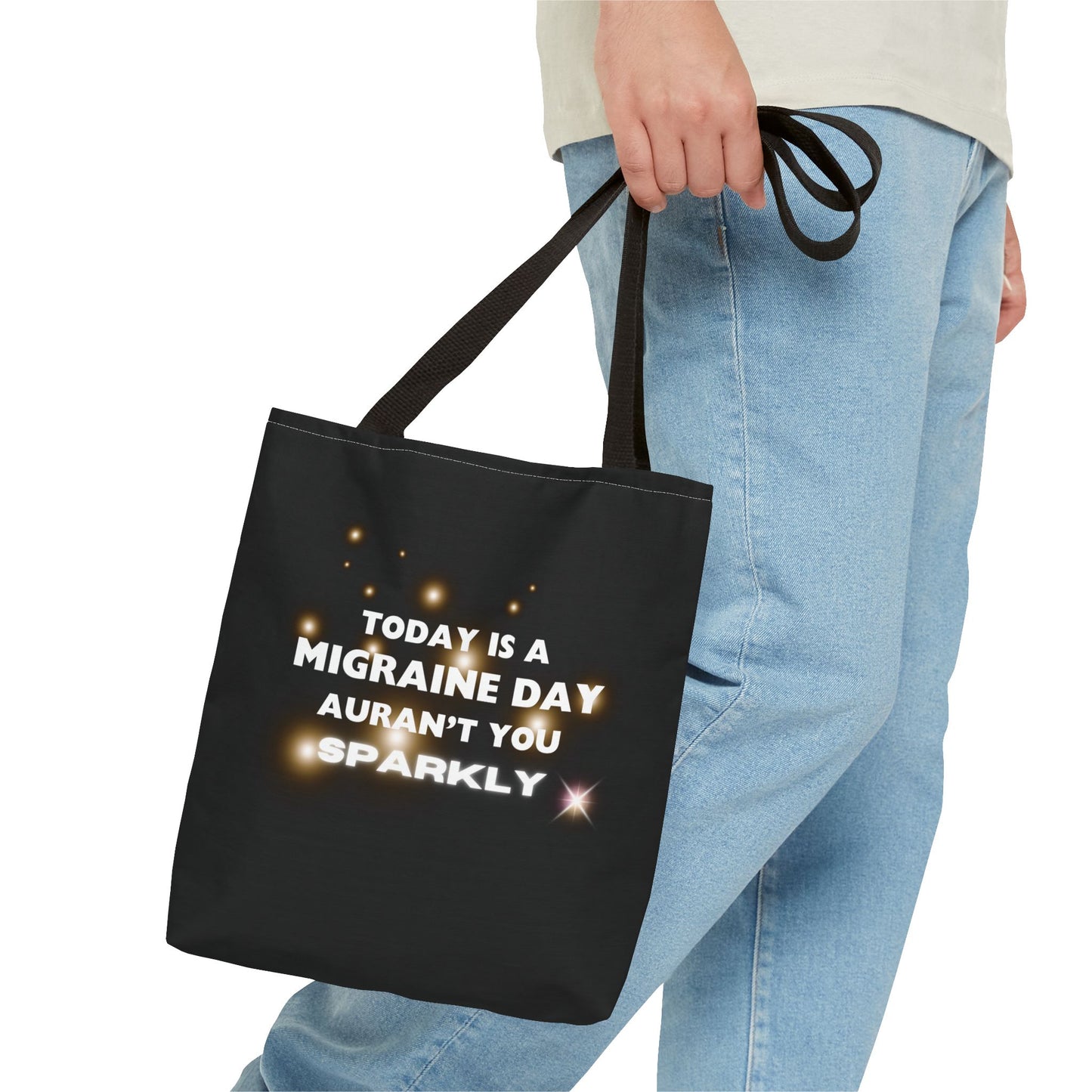 Unisex Migraine Day Invisible Illness Warrior Tote Bag