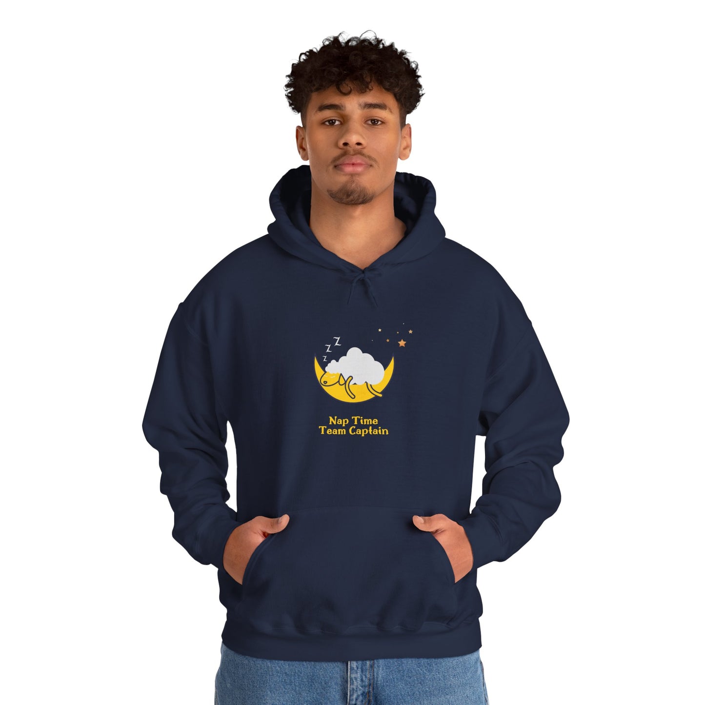 Unisex Heavy Blend™ Nap Time Team Captain Hooded Sweatshirt