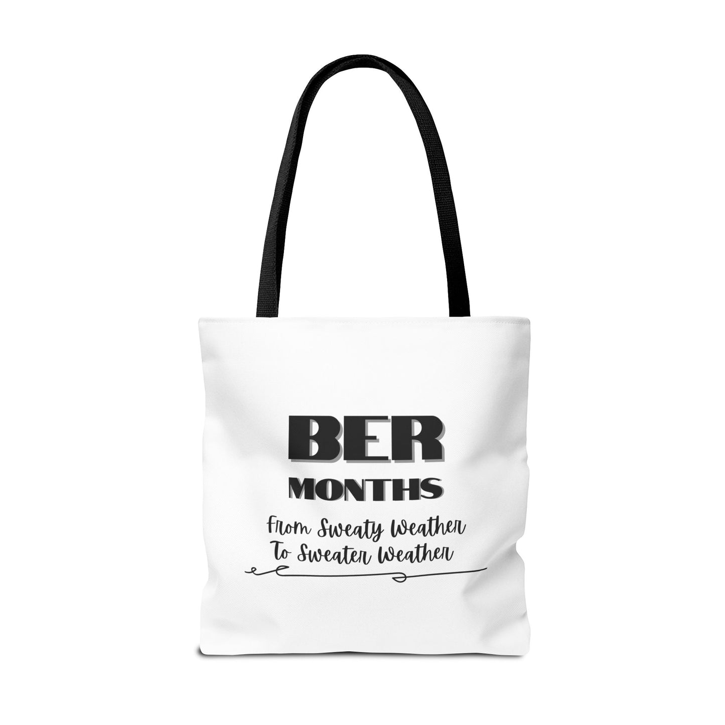 Unisex BER Months Tote Bag Autumn Fall September October November December Tote Bag Favorite Months Tote Bag