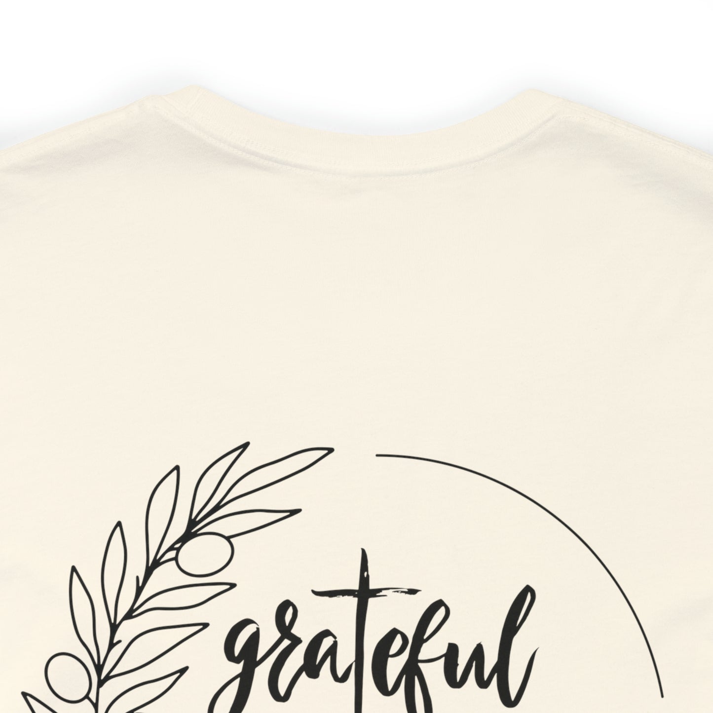 Unisex GraTeful for HIM T-Shirt, Shirt With Discreet Cross to Carry Blessings