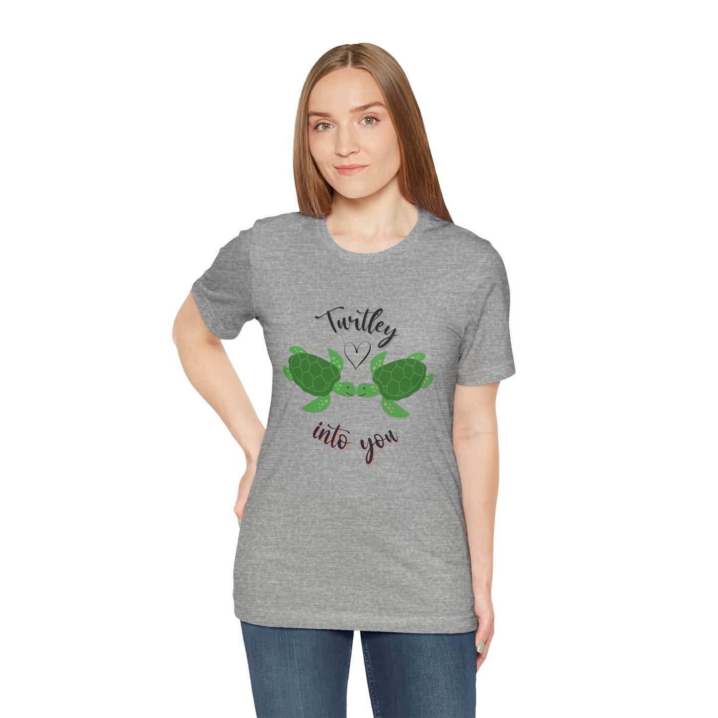 Unisex Cute Turtle Lover Turtley Into You T-Shirt