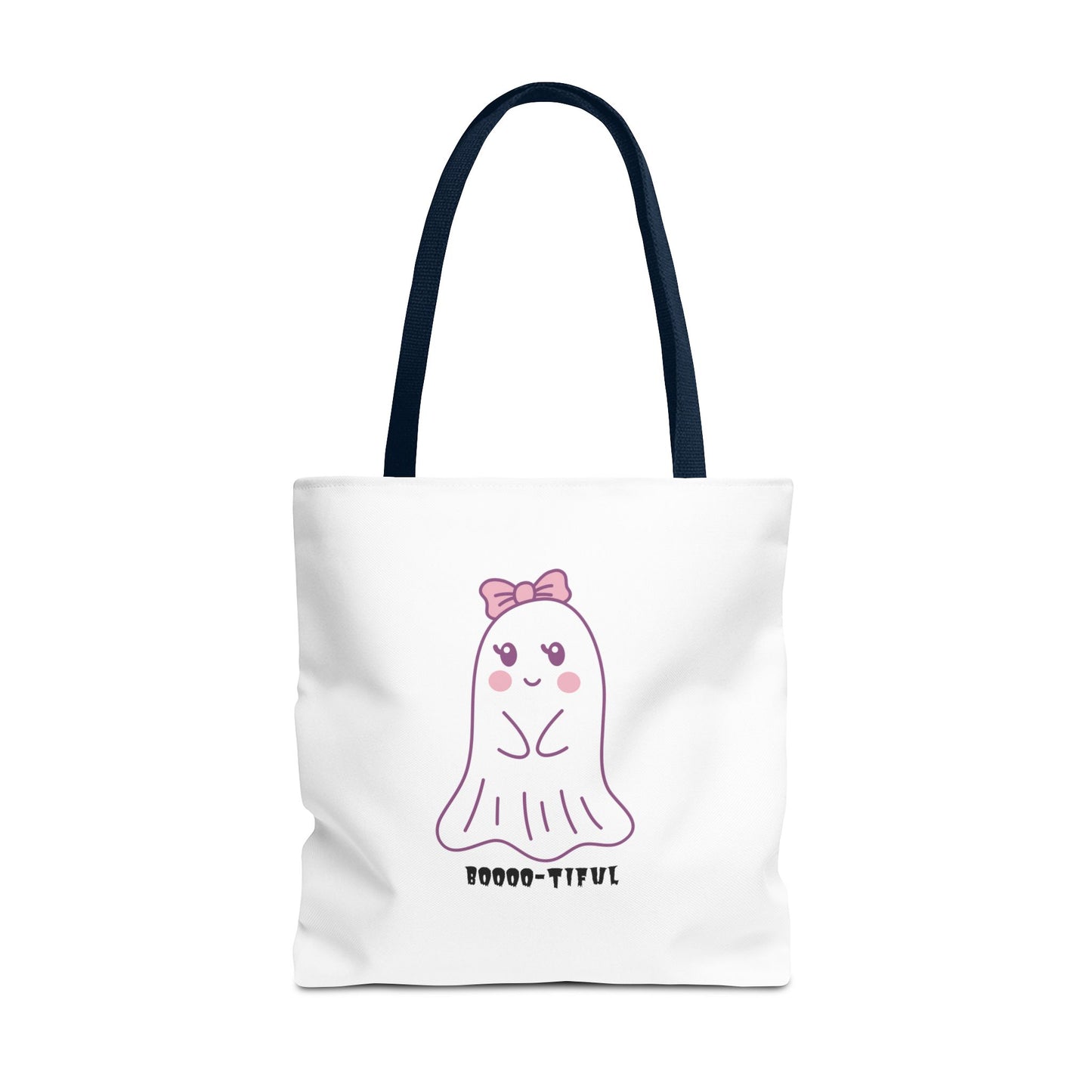 Cute Ghost Halloween Lover Spooky Season Tote Trick or Treating Candy Bag Fall Themed Reusable Lunch Tote