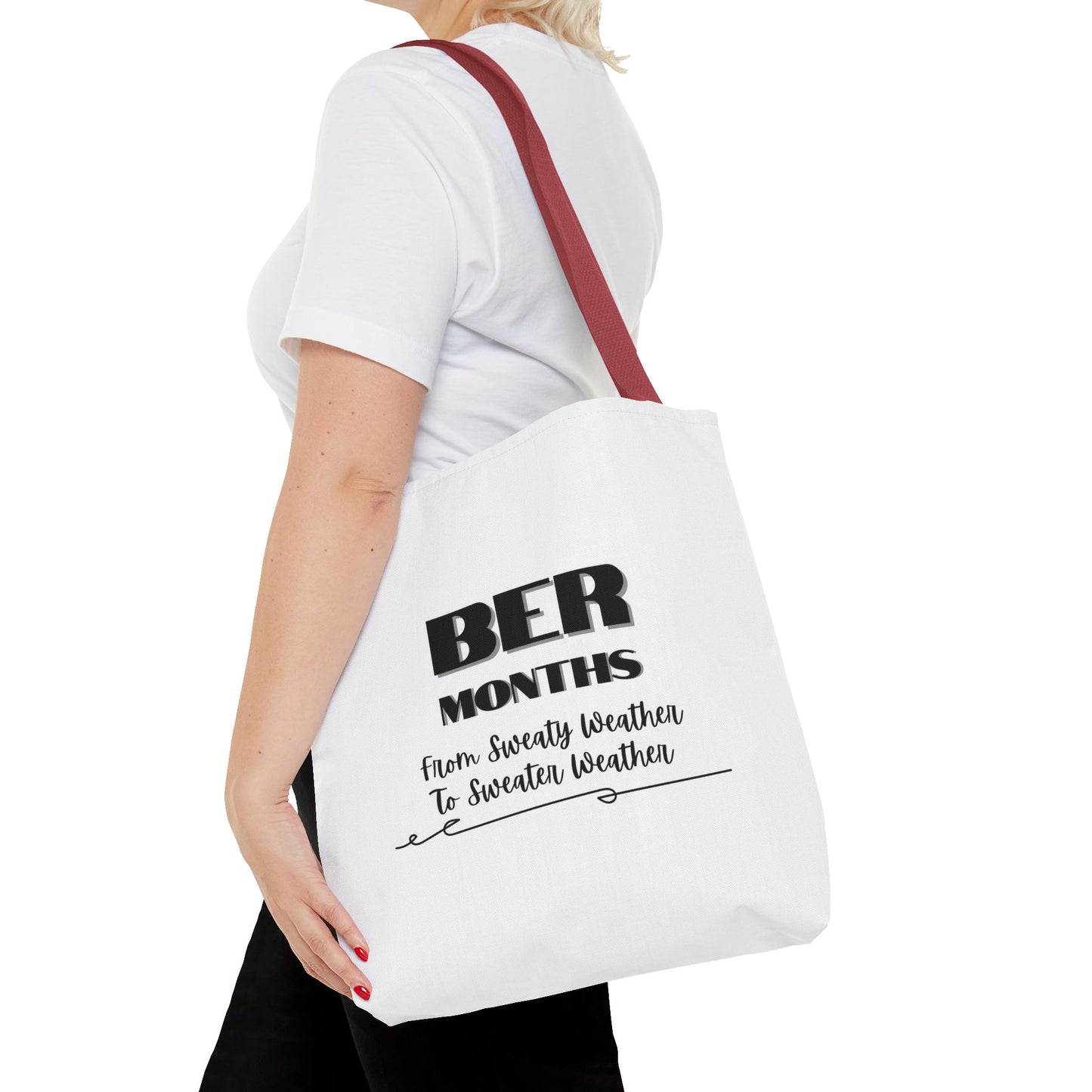 Unisex BER Months Tote Bag Autumn Fall September October November December Tote Bag Favorite Months Tote Bag