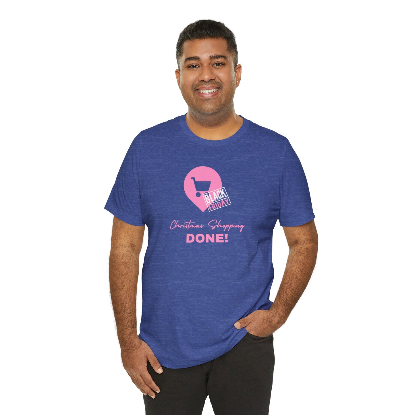 Unisex Jersey Short Sleeve Black Friday Christmas Shopping T-Shirt