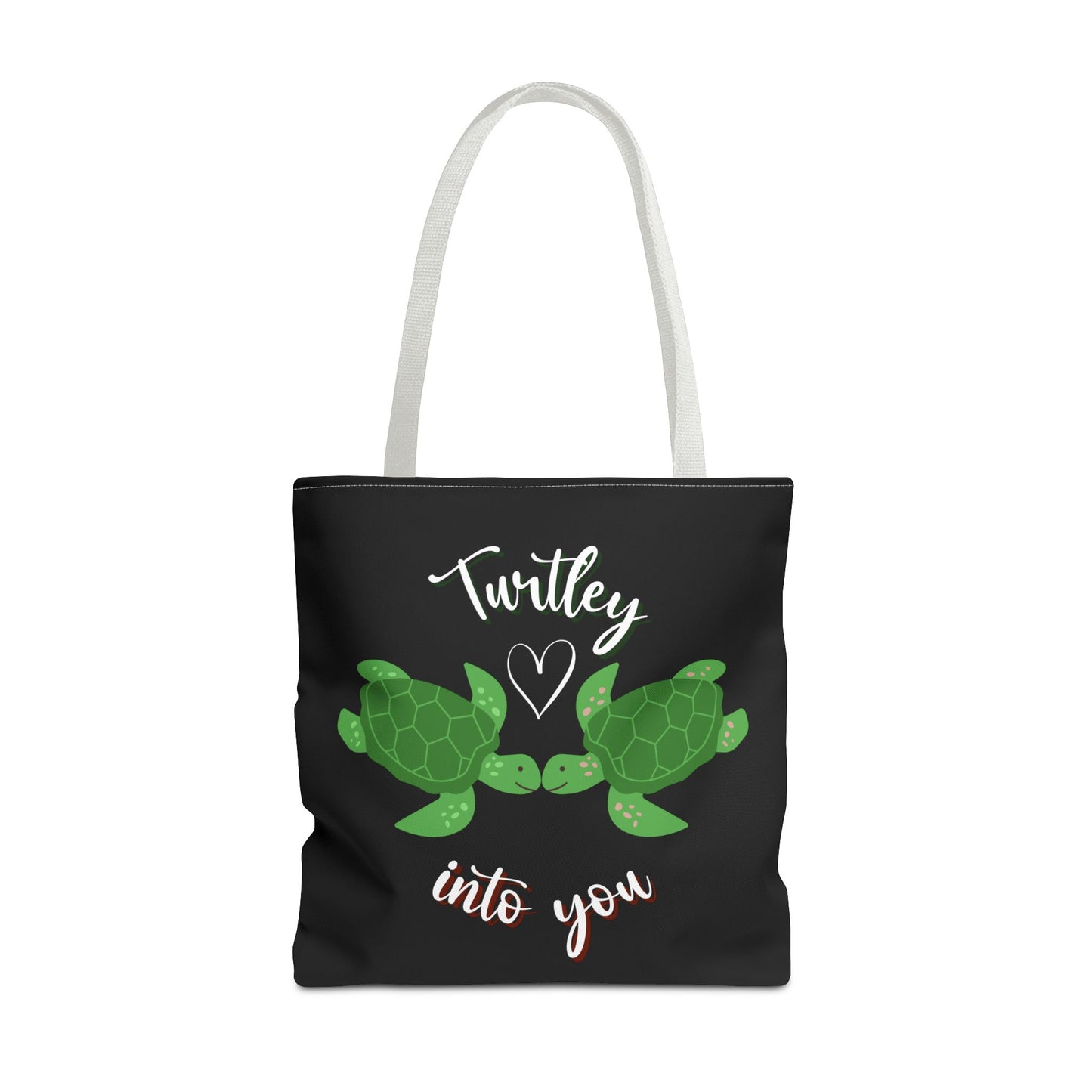 Unisex Cute Turtle Lover Turtley Into You Tote Bag