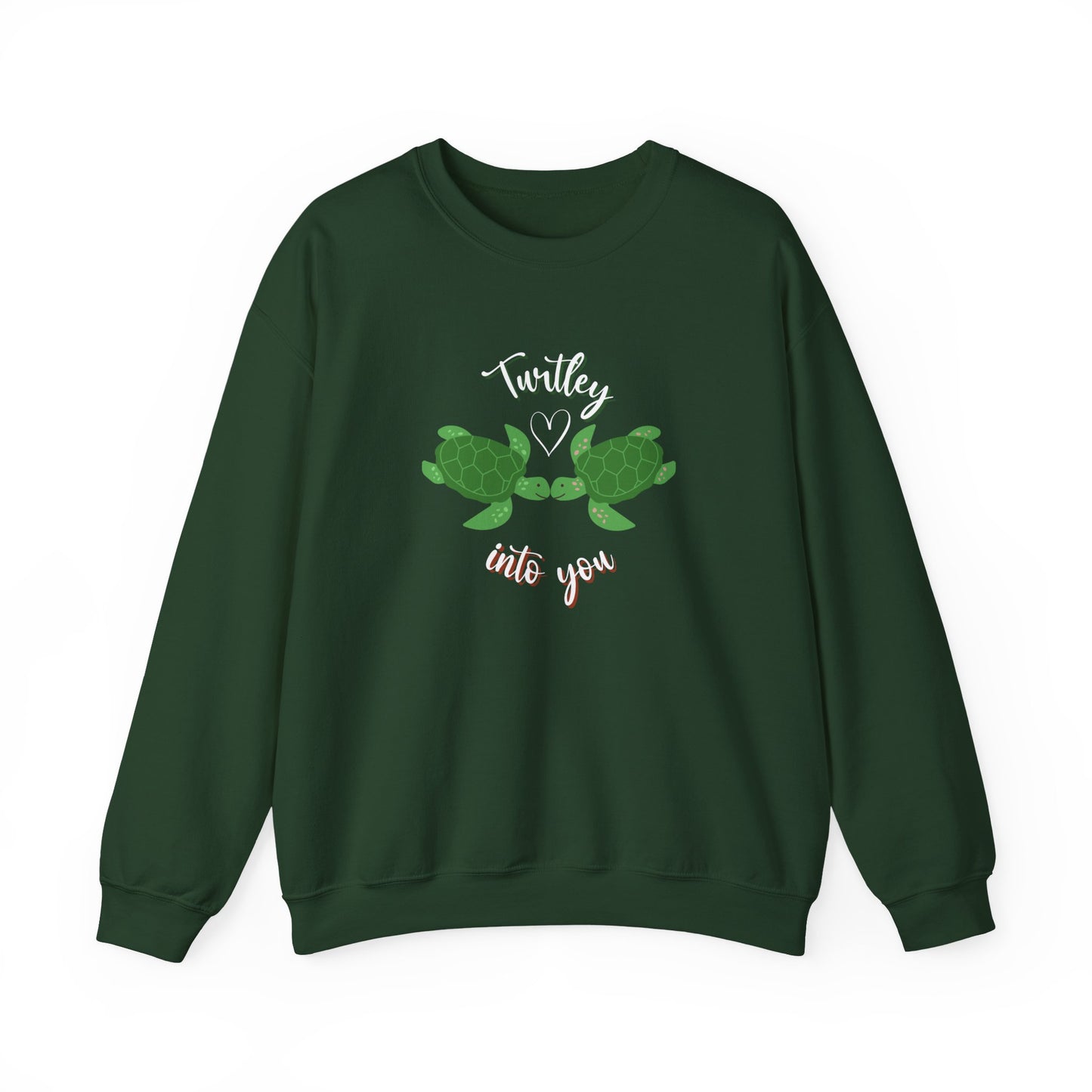Unisex Cute Turtle Lover Turtley Into You Sweatshirt