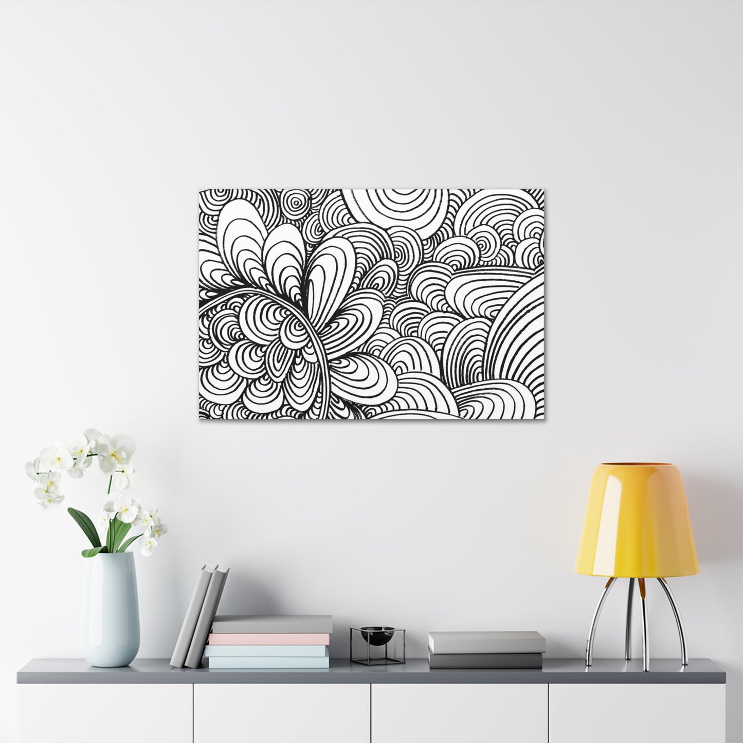 Original Art Canvas Gallery Wraps - Apricots Noir