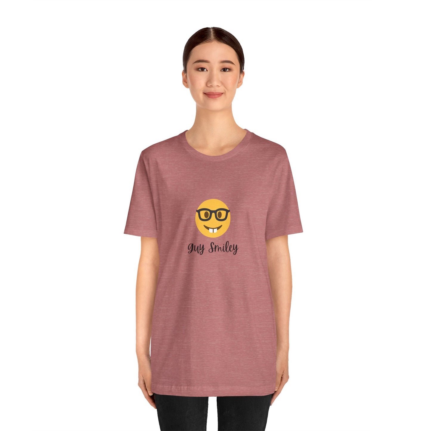 Unisex Jersey Short Sleeve Guy Smiley T-Shirt