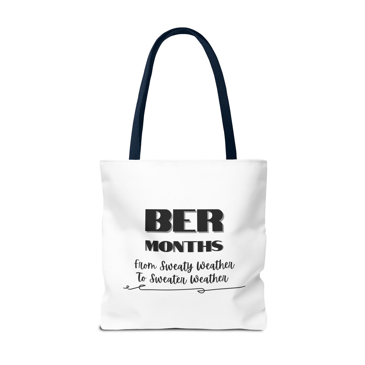 Unisex BER Months Tote Bag Autumn Fall September October November December Tote Bag Favorite Months Tote Bag