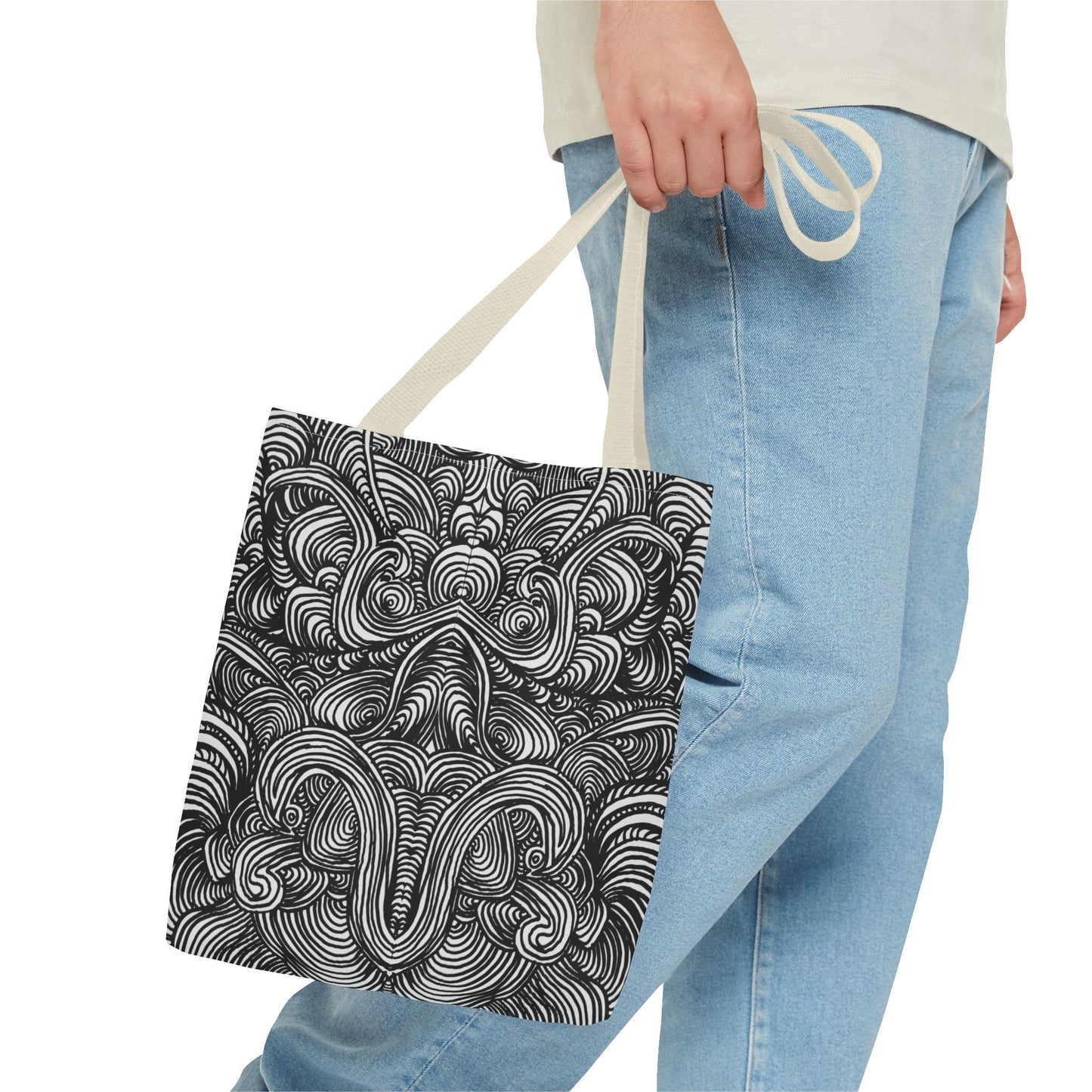 Unisex Original Line Art All Over Print Tote Bag - Mirage