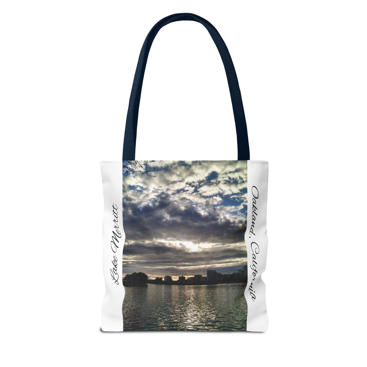 Unisex Travel Tote Lake Merritt Scenic View Oakland California Bay Area Keepsake Reusable Grocery Tote Yoga Bag Traveler Gift Scenic View