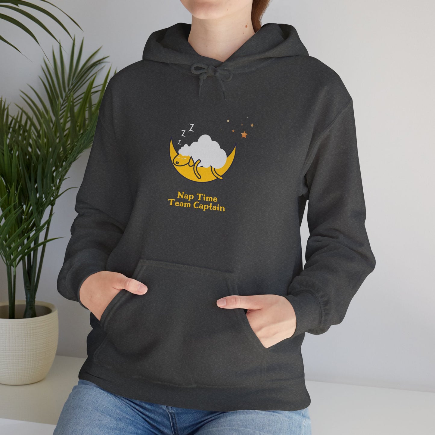 Unisex Heavy Blend™ Nap Time Team Captain Hooded Sweatshirt
