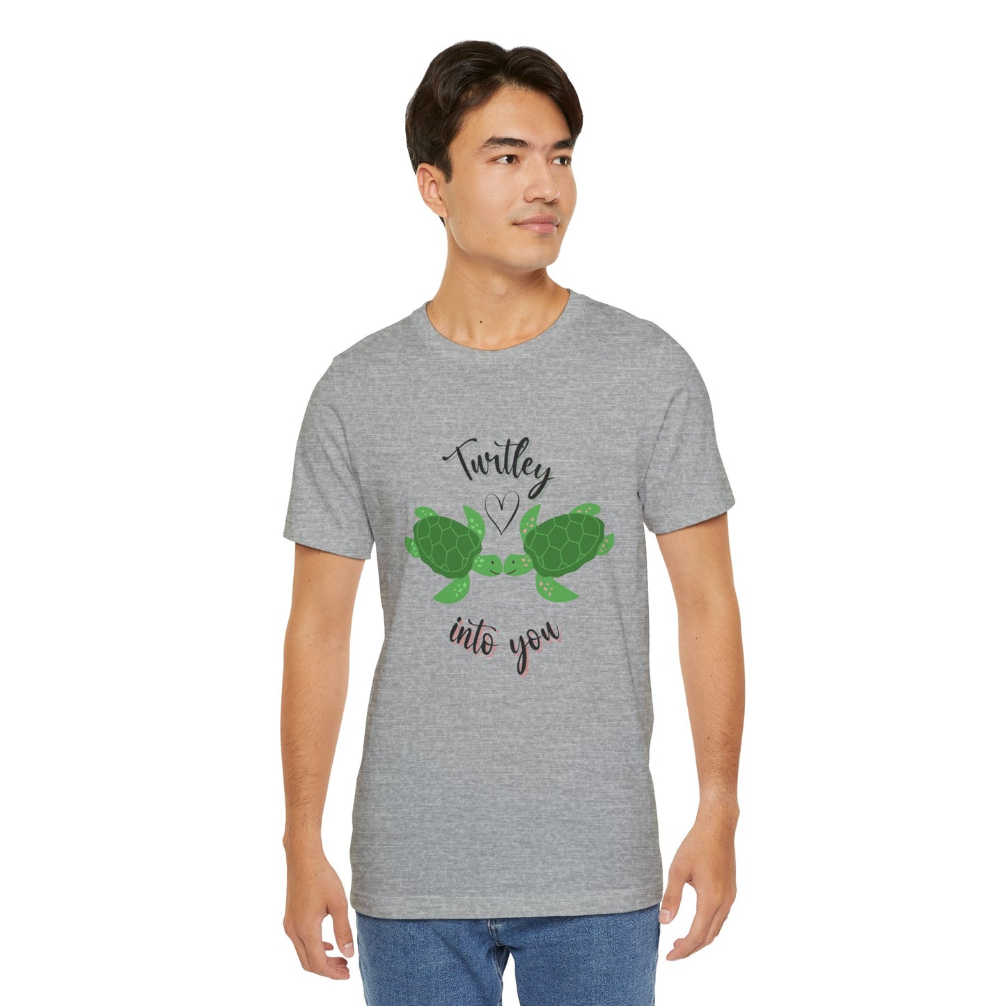 Unisex Cute Turtle Lover Turtley Into You T-Shirt