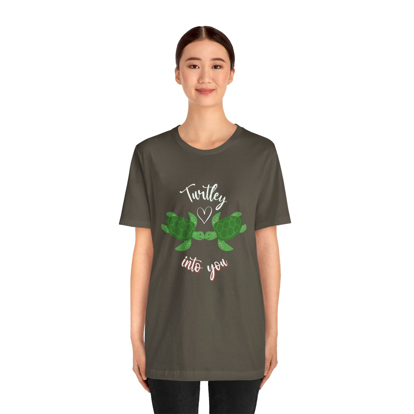 Unisex Cute Turtle Lover Turtley Into You T-Shirt