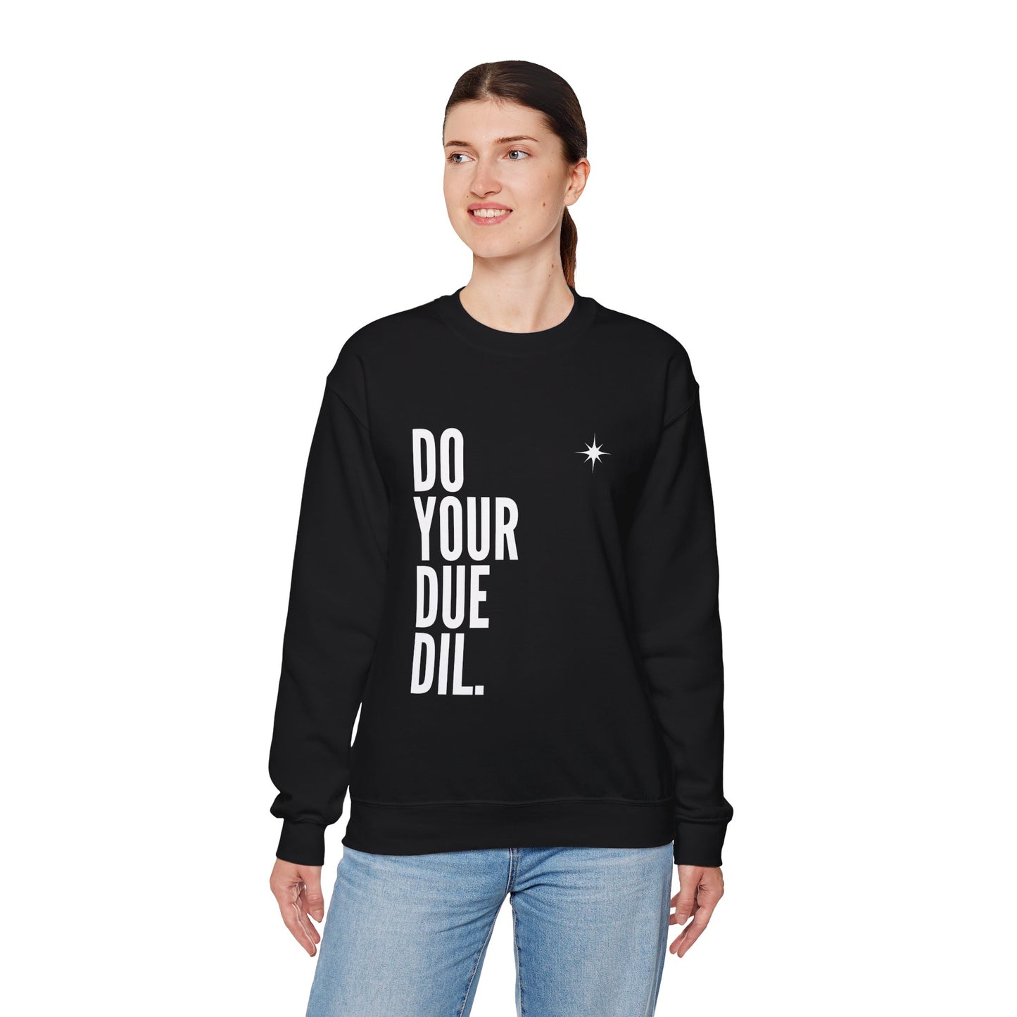Unisex Heavy Blend Crewneck Due Your Due Diligence Sweatshirt