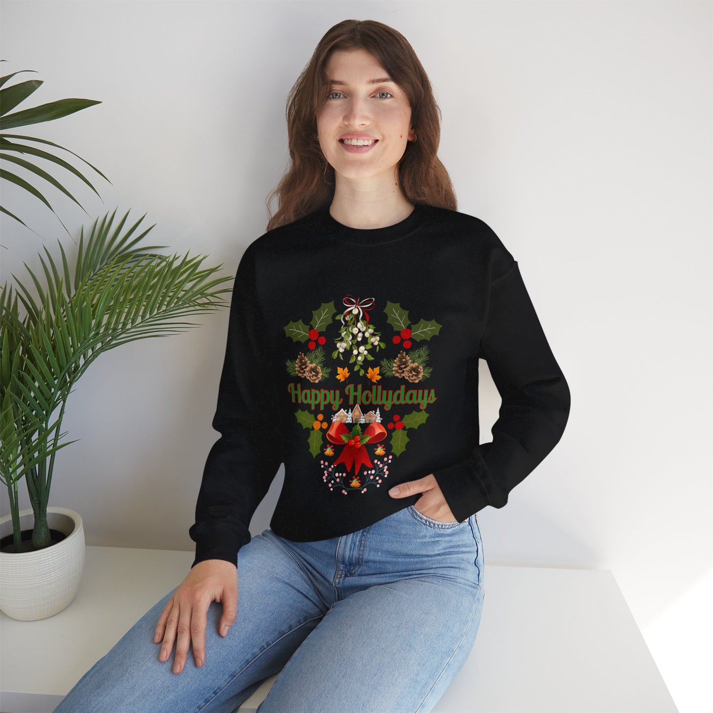 Unisex Ugly Sweater Contest Happy Hollydays Sweatshirt